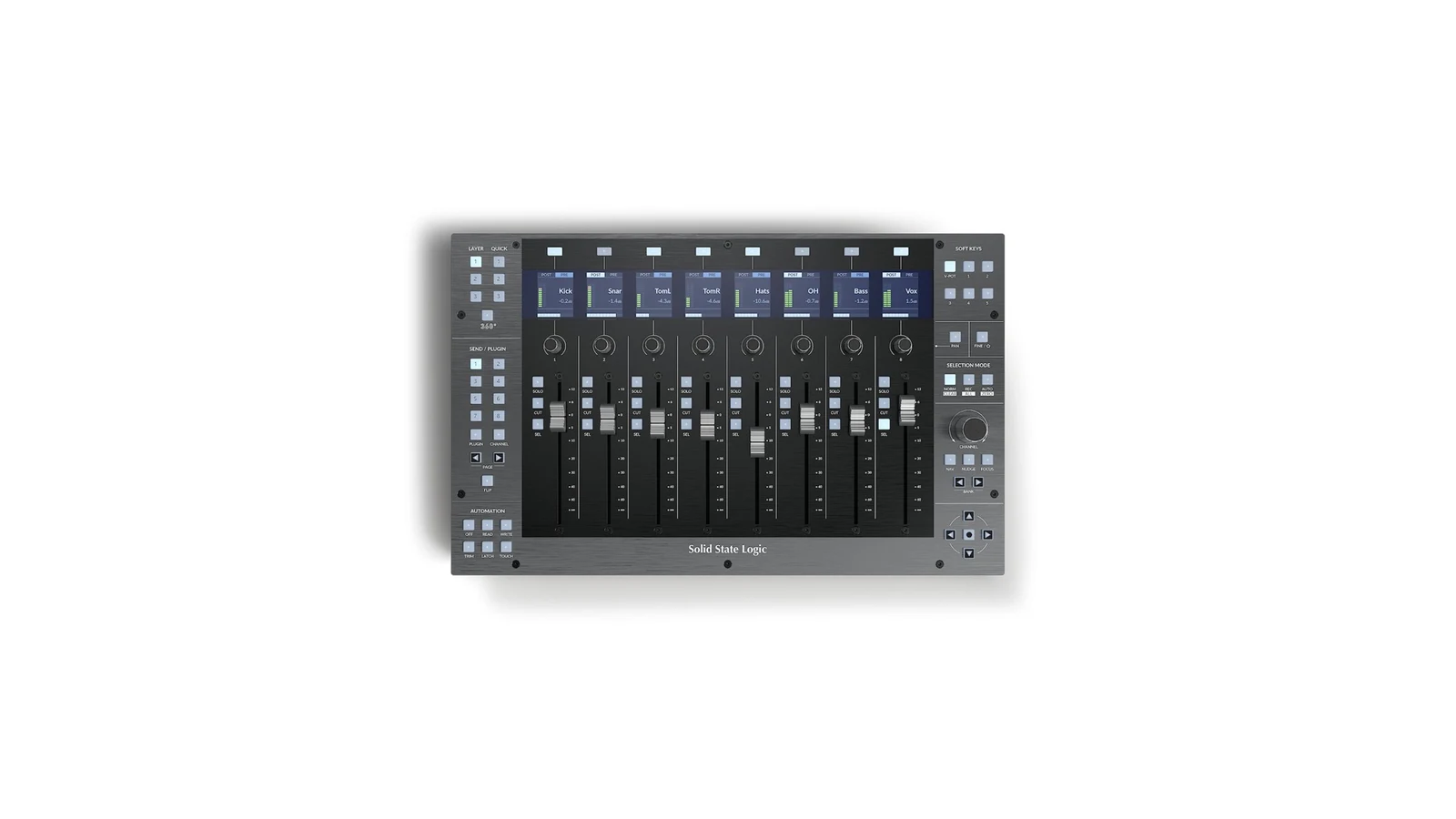 SSL UF8: oito faders motorizados para mix e produção com hands-on na DAW
